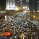 Image for article titled Amazing aerial photo of Hong Kong streets flooded with people